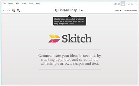 Skitch: Ingyenes képernyőkép és grafikai tervező szoftver a Windows 10 rendszerhez