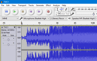 Audacity Audio Editor pour Windows
