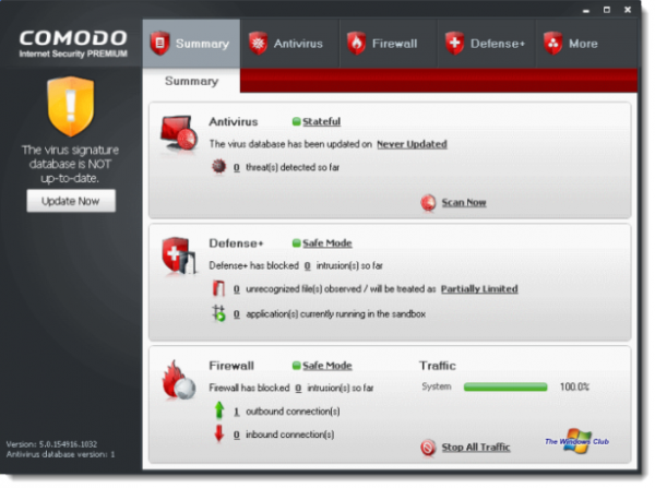 Comodo Internet Security: logiciel de sécurité gratuit à plusieurs niveaux pour Windows