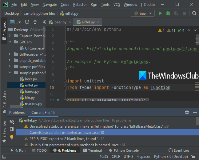 Cara membuka dan melihat file Python PY di Windows 10