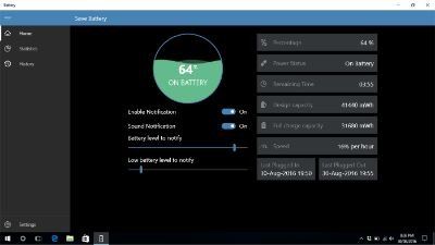 Лучшие приложения для мониторинга заряда батареи, аналитики и статистики для Windows 10