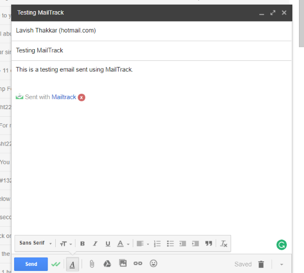 MailTrack is een eenvoudige tool voor het bijhouden van e-mail voor Gmail