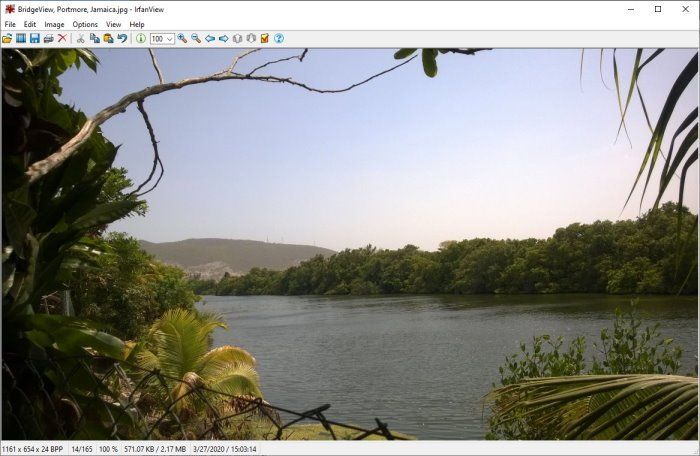 Perisian IrfanView Image Viewer dan Editor untuk Windows 10