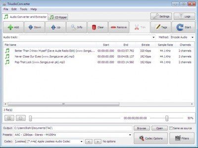 logiciel gratuit de conversion audio pour Windows