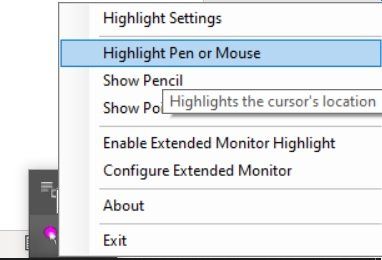 PenAttention on Windows 10 jaoks tasuta hiirekursor ja kursori esiletõstja