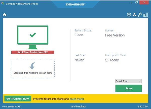 Zemana AntiMalware Free : Second Opinion antivirus pour Windows