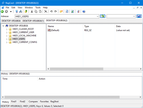 RegCool est un logiciel avancé de l'éditeur de registre pour Windows 10