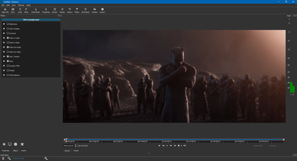 Shotcut: Gratis 4K Video Editor