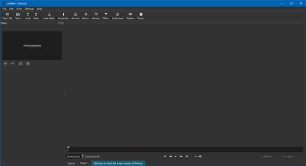 Shotcut ir bezmaksas video redaktors operētājsistēmai Windows ar 4K atbalstu