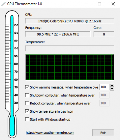 CPU तापमान मॉनिटर और चेकर