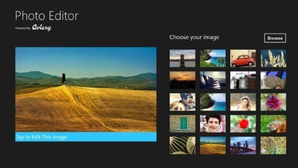 Aviary Photo Editor-appen för Windows 10 är utmärkt för grundläggande fotoredigering