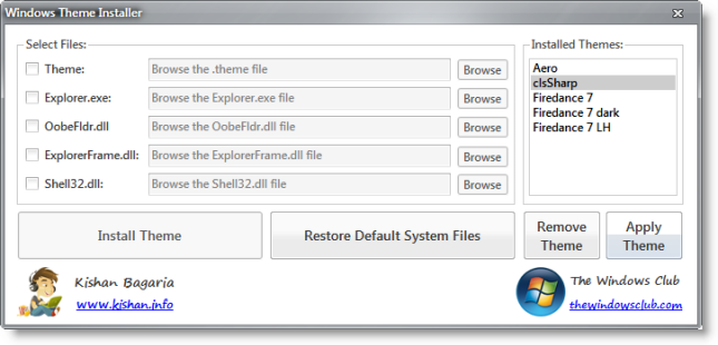 Инсталатор на теми за Windows: Инсталирайте лесно теми за Windows 7 и Vista