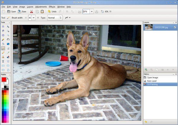 Preuzmite klon Paint.NET, uređivač slika Pinta za Windows 10