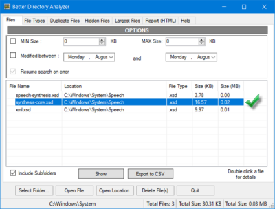 Logiciel Disk Space Analyzer pour Windows