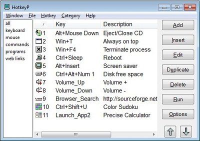 HotkeyP Keyboard Shortcut Maker