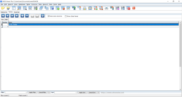 MDB व्यूअर प्लस: Microsoft Access डेटाबेस फ़ाइलें देखें और संपादित करें