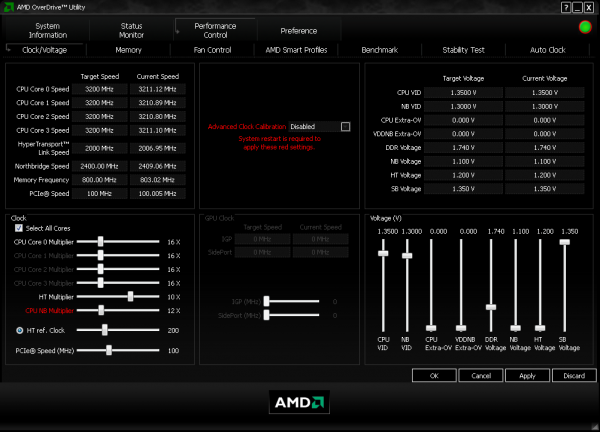 Утилита AMD OverDrive помогает разгонять продукты AMD