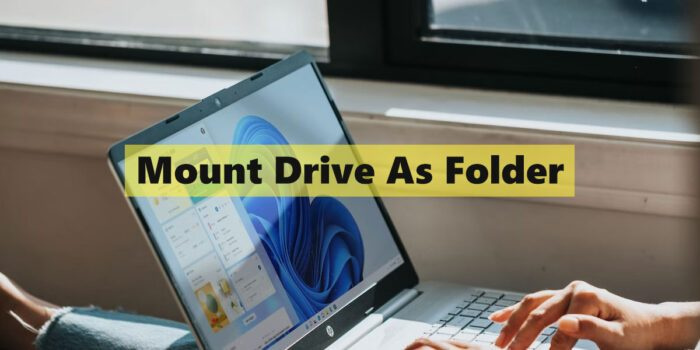 Cara melekapkan Drive sebagai Folder dan bukannya Letter dalam Windows 11