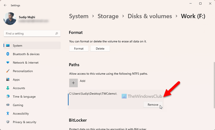 Paano i-mount ang isang drive bilang isang folder at hindi isang titik sa Windows 11