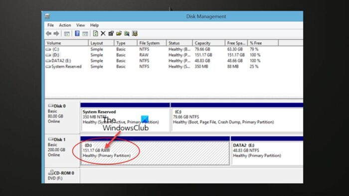 Comment réparer la partition RAW dans Windows 11/10