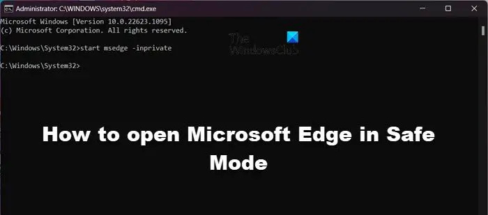 Kā atvērt pārlūkprogrammu Microsoft Edge drošajā režīmā
