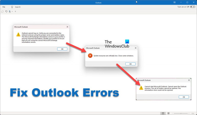 Outlook لا يعمل بعد تحديث Windows 11