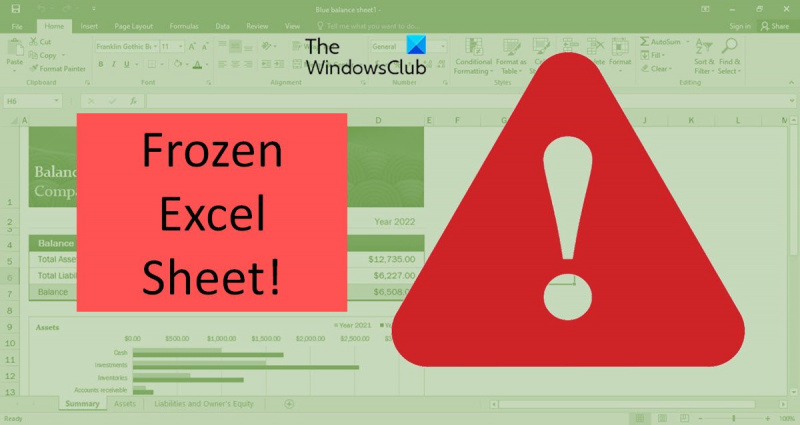 Excel se smrzava prilikom kopiranja i lijepljenja