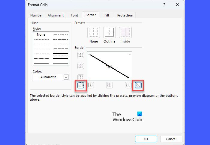 Opció de cel·les formals a Microsoft Excel