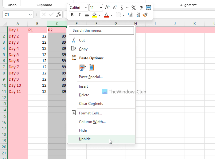 El filtre Excel no funciona correctament