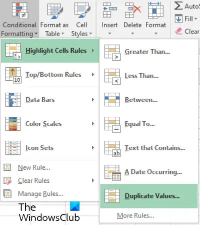   użyj formatowania warunkowego, aby znaleźć rozbieżności w programie Excel
