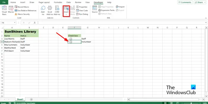 Comment mettre en surbrillance une cellule ou une ligne avec une case à cocher dans Excel