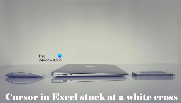 Kursor Excel tersangkut pada pangkah putih [Tetap]
