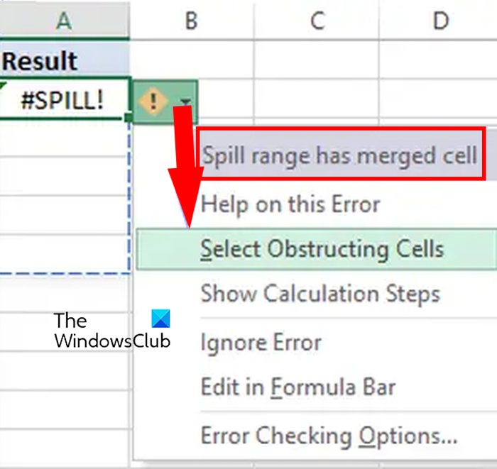 Hur man tar bort #SPILL! fel i Excel?