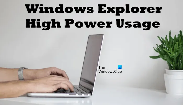 Windows Explorer liels enerģijas patēriņš [Fiksēts]