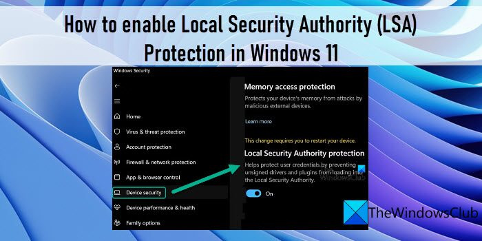 Jak włączyć ochronę lokalnego urzędu bezpieczeństwa (LSA) w systemie Windows 11