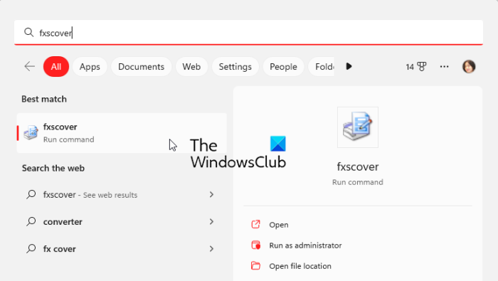 Hoe de Faxvoorblad-editor openen en gebruiken in Windows 11?