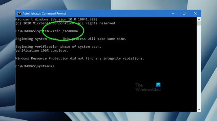 WFS.exe ontbreekt of is niet gevonden op Windows 11/10