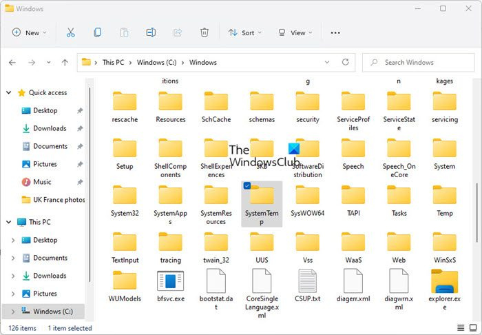 Puis-je supprimer les fichiers TEM .tmp dans le dossier Windows SystemTemp ?