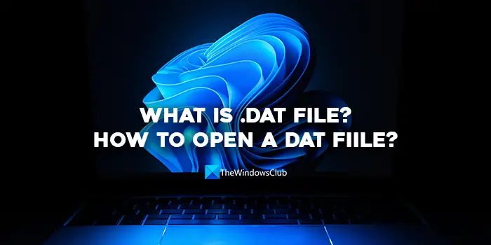 .DAT 옵션 # DAT 파일을 여는 방법?