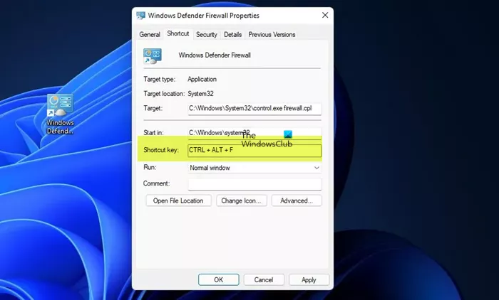   Cum să deschideți Windows Firewall cu ajutorul comenzii rapide de la tastatură