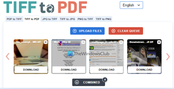 Įrankis iš TIFF į PDF