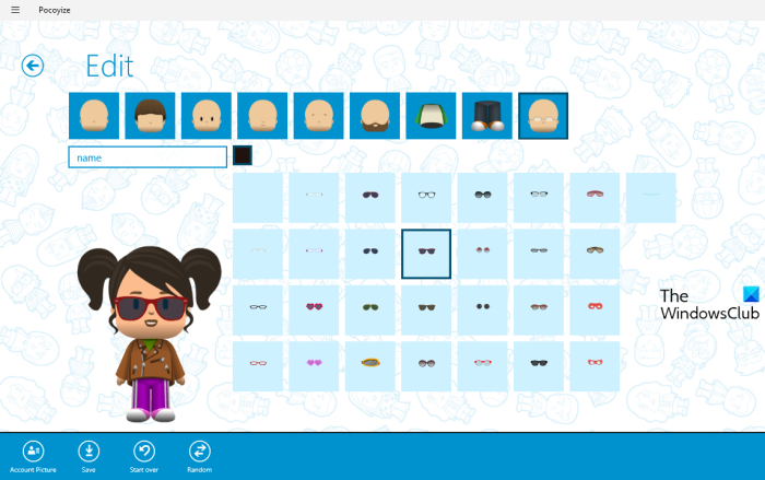 Πώς να δημιουργήσετε ένα avatar κινουμένων σχεδίων στα Windows 11/10;