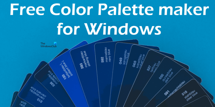 Parim tasuta värvipaleti tegija Windows 11/10 jaoks