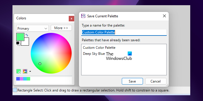 Spremite prilagođenu paletu boja