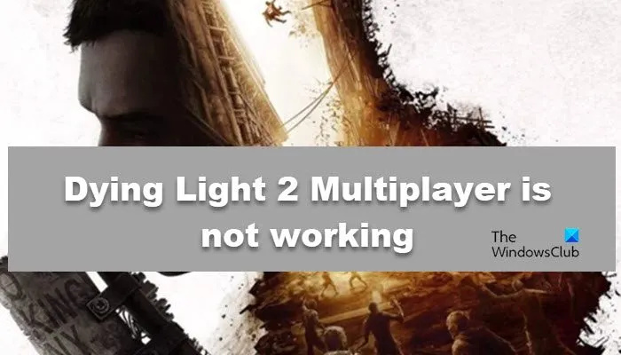 Dying Light 2 vairāku spēlētāju spēle nedarbojas datorā
