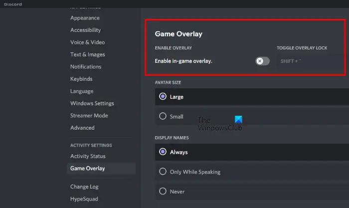   I-disable-in-game-Overlay-in-Discord
