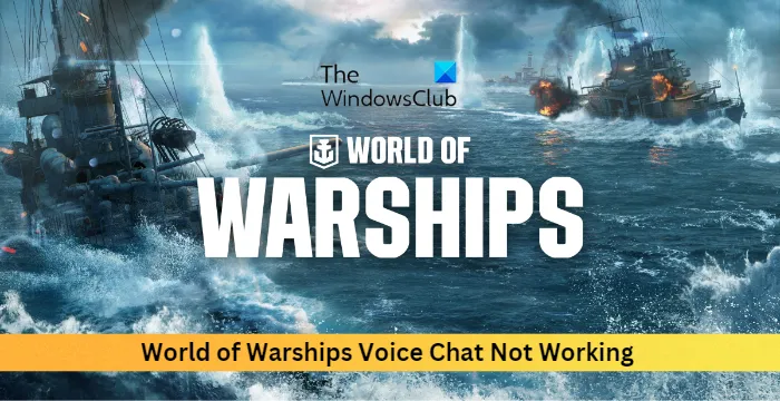 Sembang suara World of Warships tidak berfungsi [Tetap]