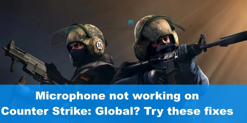 Counter Strike: Global에서 마이크가 작동하지 않습니까? 이 수정을 시도하십시오