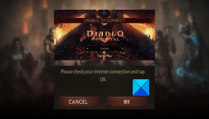 Windows PC'de Diablo Immortal Bağlantı Sorunlarını Giderme
