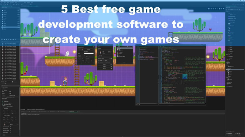 Los 5 mejores software de desarrollo de juegos gratuitos para crear tus propios juegos